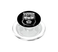 Caldero de Brujas de invocar a los Gatitos para Halloween PopSockets PopGrip para MagSafe