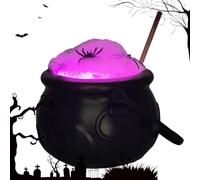 Caldero de decoración de Halloween, cadena de luces de colores | Cauldron - Lámpara LED para mesa de café, chimenea, entrada, escaparate, reunión familiar