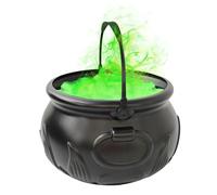 Caldero De Halloween - 10 Pulgadas | ABS - Candy Bowl Party Decor Treat Almacenamiento Para El Hogar Cocina Del Patio En Casa Significado Spooky Candy Holder Beverage Bucket Halloween Decor