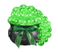 Caldero Espeluznantes Luces Ajustables Resplandor Verde Con Control Remoto