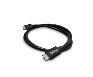 CalDigit Cable Thunderbolt 4 de 40 Gbps, carga de 100 W, compatible con Thunderbolt 3 y USB-C, MacBook Pro 2016+, Air, M1 2020+ (cable Thunderbolt 4/USB 4 de 0,8 metros) [Certificado Intel]