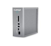 CalDigit TS3 Plus - Thunderbolt 3 Dock - 85W de Recarga, 7X Puertos USB 3.1, USB-C Gen 2, DisplayPort, Ranura para Tarjetas SD UHS-II, LAN, Salida Óptica, con Cable de 0.7m (Space Grey)