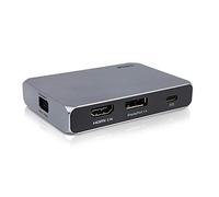 CalDigit USB-C Gen 2 10Gb / s Soho Dock - hasta 4K 60Hz, HDMI 2.0b, DisplayPort 1.4, USB A y USB C de 10Gb, Lector de Tarjetas Micro SD y SD UHS-II, Carga de Paso, Suministro de energía de 100W