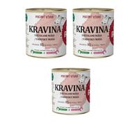 Caldo de Ternera BEEF para Perros y Gatos 300 ml - Orgánico Sin Conservantes - Aporte COLÁGENO para Huesos y articulaciones | ANIMALUJOS (3 LATAS 300 ML)