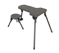 Caldwell Stable Table Lite with Weatherproof Tabletop, Ambidextrous Seat and Fully Collapsible Design for Easy Transport and Outdoor Target Shooting