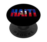 Calebración del Día de la Bandera de Haití Orgullo patriótico haitiano PopSockets PopGrip Adhesivo
