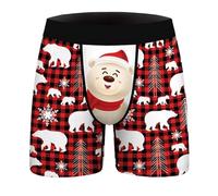 Calecon homme Drole Impreso Noël Boxer Noel Homme Calecon Pere Noel Boxer Homme Sexy Calecons Hommes Calecon Noel Homme Rigolo Boxers Homme Calzoncillos Hombre Ropa Interior Hombre Regalo Noel Bragas