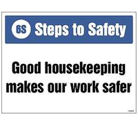 Caledonia signos 15949 K Sign, 6S Good Housekeeping hace que nuestro trabajo más seguro