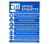 Caledonia Signs Directrices COVID19 de la Oficina 18572K