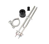 Calefacción 2.5kw / 3.5kw 2 "tri pinza OD 64mm Calentador de inmersión con bridas eléctricas Elemento de calefacción de elaboración de agua(Heater and Clamp,3500W)