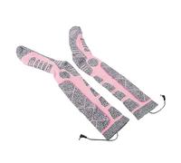 Calefacción, calcetines altos calentados eléctricamente, calcetines electrónicos para calentar los pies con temperatura ajustable de 3 velocidades para personas mayores en invierno