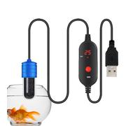 Calefacción De Acuario USB - Calentador Sumergible Compacto | Temperatura Ajustable De Calor Constante Calentador De Tanque Betta, Ahorro De Energía, Sin Peligro para Agua Dulce Y Agua Sal