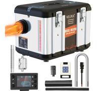 Calefacción de estacionamiento diésel de 12 V, 8 kW, calefacción de estacionamiento, 0,18-0,48 l/h, calefacción diésel con pantalla LCD y mando a distancia, para autobuses, camiones