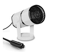 Calefacción de estacionamiento para coche de 12 V, descongelador eléctrico de 150 W, calefacción portátil para coche con rotación de 360°, purificación de aire, doble modo, frío, caliente