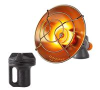 Calefacción de gas portátil, calentador de gas, calefactor de gas, calefactor de gas para camping, calefacción de gas con caja de almacenamiento, para invierno, camping, barbacoa, pesca (encendido