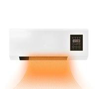 Calefacción de pared: refundición eléctrica portátil, calefacción de pared más magra | Calefacción silenciosa con termostato ajustable, protección contra sobrecalentamiento, radiador de energía para