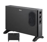 Calefacción eléctrica con ventilador de calefacción por convección - Calefactor eléctrico con ventilador - Calefactor con ventilador conmutable por separado - Bajo consumo silencioso - Calefacción
