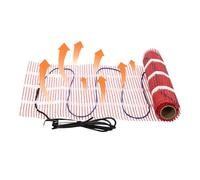 Calefacción eléctrica por suelo radiante para baldosas, piedra natural, laminado o suelos de madera, kit de estera calefactora, área de cobertura: 3 m²/10 m² para cuartos de ducha, cocinas,