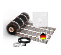 Calefacción eléctrica por suelo radiante para baldosas: WARMON Ultra 200 W/m², incluye termostato Smart WiFi serie TS-300, termostato: TS 300 WiFi, color blanco, tamaño de la alfombra: 3 m²