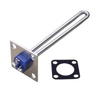Calefacción Elemento calefactor de brida Universal calentador de agua elemento calefactor de brida cuadrada eléctrica calentador de caldera 24V 600W/36V 1200W/48V 1500W(36V 1200W L250mm)