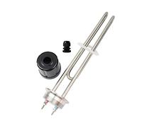 Calefacción Elemento de calefacción 3.5kw 2 "TRI PINTORIO DE ARRAMA DE OD 64mm Sumergible Tubular Sentador eléctrico for la cerveza(Heater and Clamp)