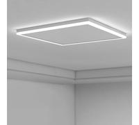 Calefacción por infrarrojos con termostato, 350 W, calefacción de techo con luz LED, luz blanca fría/cálida, brillo ajustable, calefacción por infrarrojos, panel de calefacción