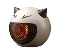Calefacción Portátil Interior - Calefacciones Forma Gato | Ventilador Eléctrico Cerámico 450W, Calfaje Rápido, Salón Dormitorio, Seguridad Sobrecalentamiento, Uso en el Hogar, Dispositivo Compacto