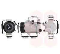 VAN WEZEL Compresor, aire acondicionado para TOYOTA: RAV4, Auris, Verso, Avensis (Ref: 5300K610)