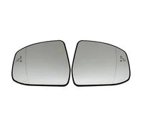 Calefactable Retrovisor Cristal Espejo Reemplazar Para Ford Para Focus MK2 MK3 Para Mondeo MK4 Calefacción Espejo Lateral Coche Punto Ciego Cristal(A Pair Blind spots)