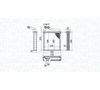 MAGNETI MARELLI 350218442000 Radiador de calefacción