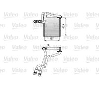VALEO-811536-Radiador de calefacción-Sistema de Clmatización Valeo - Radiador de Calefacción elevadas prestaciones -