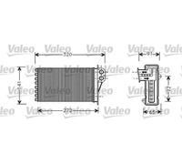 Calefactor 812221 VALEO para PEUGEOT CITROËN