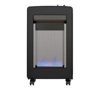Calefactor a Gas Interior Fulmo - Chama Azul - Dobrável - Negro