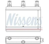 NISSENS Radiador de calefacción para BMW: M6, Série 6, M5, Série 5 & ALPINA: B5 (Ref: 70522)