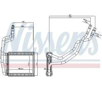 NISSENS 707211 Radiador de calefacción