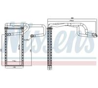 NISSENS 707310 Radiador de calefacción
