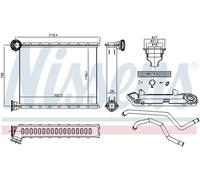 NISSENS 72067 Radiador de calefacción