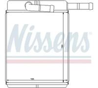 NISSENS 77522 Radiador de calefacción