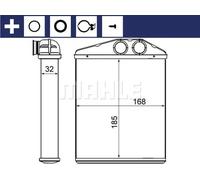 MAHLE AH 13 000S Radiador de calefacción