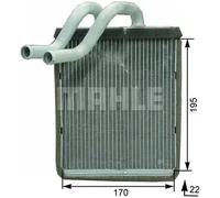 MAHLE AH 179 000P Interior intercambiador de calor