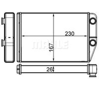 MAHLE AH 225 000S Radiador de calefacción