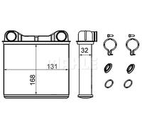 MAHLE AH 238 000S Interior intercambiador de calor