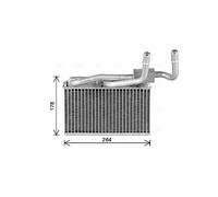 Calefactor Aletas refrigeración soldadas BW6600 AVA QUALITY COOLING para BMW X5