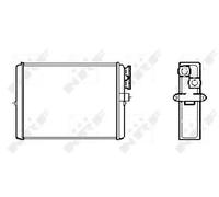 Calefactor Aletas refrigeración unidas mecánicamente 53559 NRF para VOLVO S80 I