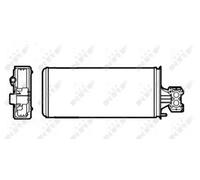 Calefactor Aletas refrigeración unidas mecánicamente 53625 NRF para IVECO