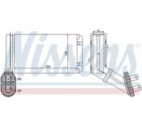 Calefactor Aletas refrigeración unidas mecánicamente 73972 NISSENS para VW FORD