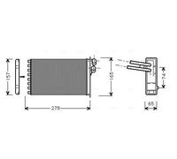 Calefactor Aletas refrigeración unidas mecánicamente AI6156 AVA QUALITY COOLING