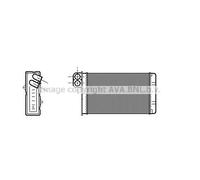 Calefactor Aletas refrigeración unidas mecánicamente PE6233 AVA QUALITY COOLING