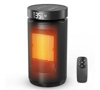 Calefactor Bajo Consumo de 1500W,Radiador Electrico Bajo Consumo Con Termostato, 4 Modos, Temporizador 12H, Protección Contra Sobrecalentamiento y Vuelcos,70°Oscilación,Calefactor Baño Silence,20 m²