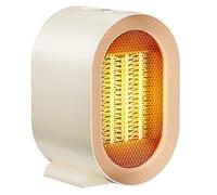 Calefactor Baño, Calefactor Bajo Consumo 1200w Calentador CeráMico Silencioso ProteccióN Antivuelco Y Contra Sobrecalentamiento Calefactor Electrico 2 Niveles De Calor (Blanco)